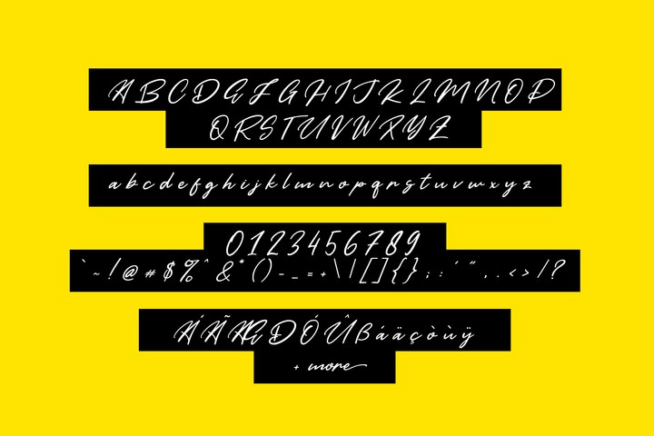 Example font Yellow Pen #6